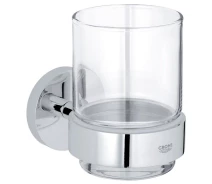 Придбати - склянку для ванної  Склянка для ванної кімнати GROHE ESSENTIALS 40447001, хром