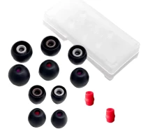 Придбати - аксесуари для навушників  Амбушюри Final Audio Earpiece Type E Black (set 5 pair) (FI-EPEBLBL2A4_EN)