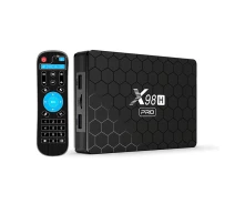 Придбати - HD-медіаплеєр  Медіаплеєр X98H PRO 4гб 64Гб AllWinner H618 Андроїд 12 WiFi 6 Смарт ТБ