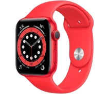Придбати - смарт-годинник  Смарт-годинник Apple Watch Series 6 GPS, 44mm PRODUCT(RED) Aluminium Case with PRODUCT(RED) Sport Band - Regular, Model A2292 (Grade C ) Seller Refurbished (M00M3)