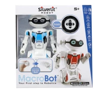 Придбати - радіокеровану іграшку  Інтерактивний Робот YCOO Macrobot Silverlit синій, звук та світло, пульт управління, танцює (88045)