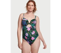 Придбати - злитий купальник  Купальник Victoria's Secret з принтом 1159815643 (Чорний S) (art944359)
