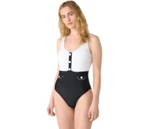 Придбати - злитий купальник  Купальник Karl Lagerfeld Paris 1159821744 (Чорний/Білий XS) (art182769)