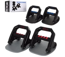 Придбати - тренажер для пресу  Тренажер 3в1 MS 2743 упори, еспандер, колесо для преса