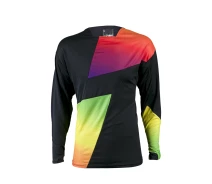 Придбати - велоодяг  Мотоджерсі W-TEC Enfryso NF-5100 - чорний спектрум/XXS (12160-XXS)