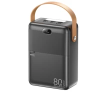 Придбати - універсальну мобільну батарею  Power bank REMAX RPP-118 80000 mAh PD27W+QC3.0 (22.5W) зі швидкою зарядкою, ліхтариком та дисплеєм 3xUSB Grey