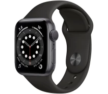 Придбати - смарт-годинник  Смарт-годинник Apple Watch Series 6 GPS, 40mm, Space Gray, Black Sport Band (Grade C) Seller Refurbished (MG133)