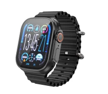 Придбати - смарт-годинник  Смарт-годинник HOCO DY12 Ultra AMOLED Smart sports watch (call version) Black