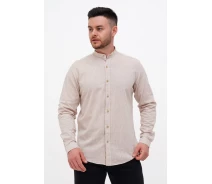 Придбати - чоловічу сорочку  Сорочка Trend Collection 12162 Бежевий M (60977)