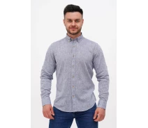 Придбати - чоловічу сорочку  Сорочка Trend Collection 11896 Синьо-сірий 3XL (61086)