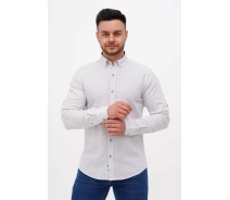 Придбати - чоловічу сорочку  Сорочка Trend Collection 11895 Світло-сірий 5XL (61094)