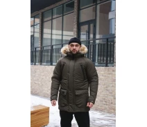 Придбати - чоловічу парку  Зимова парка Intruder в кольорі хакі HotWint (p101-0357-XXL)