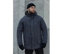 Придбати - чоловічу парку  Чоловіча зимова парка Intruder сірого кольору Arctic (p101-0355-XXL)
