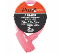 Придбати - велозамок  Замок ProX Armor під ключ 12 х 600 мм. розовий (A-Z-0338)