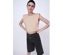 Придбати - жіночу футболку  Футболка Zara L персиковий