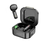 Придбати - навушники  Бездротові навушники Bluetooth TWS Borofone BW16 чорні із сенсорним керуванням та зарядним кейсом у стилі ретро (6974443384376)