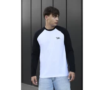 Придбати - чоловічий лонгслів  Повсякденний лонгслів Staff logo white & black (p30-1495-XXL)