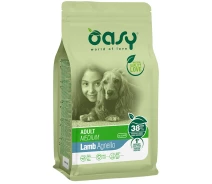 Придбати - корм для собаки  Корм OASY DOG LIFESTAGE Adult Medium ягня 12 кг