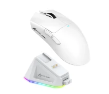 Придбати - мишку для ноутбука  Геймерська акумуляторна, бездротова (Bluetooth + 2,4G), миша Attack Shark X11, PixArt PAW3311, 22000DPI White/БІЛА (X11-3311W)