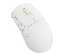 Придбати - мишку для ноутбука  Геймерська акумуляторна бездротова (Bluetooth + 2,4G) миша Attack Shark X5, PixArt PAW3212, 4000DPI, White (X5-3212W)
