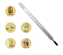 Придбати - кімнатний термометр  Термометр градусник універсальний побутовий ТБ-3-М1 вик. 2 без ртуті для консервування, дитячого харчування, вина (300129)