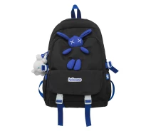 Придбати - рюкзак  Рюкзак Lesko 608833 Hellonana з брелком Чорний (12001-71220)