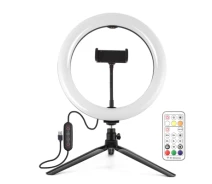 Придбати - набір блогера  Набір блогера Puluz Ring USB LED lamp PKT3082B 10" + table stand (PKT3082B)