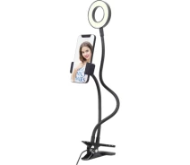 Придбати - набір блогера  Набір блогера Gembird LED ring 3.5'' 5W, holder (LED-RING4-PH-01)