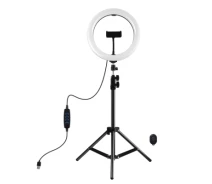 Придбати - набір блогера  Набір блогера Puluz Ring USB LED lamp PKT3069B 10.2" + tripod 1.1 м (PKT3069B)
