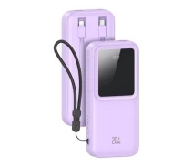 Придбати - універсальну мобільну батарею  Power Bank Usams Digital Display 20W 30000mAh Purple (US-CD213)