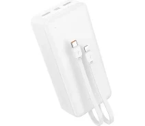 Придбати - універсальну мобільну батарею  Портативна батарея Power Bank Hoco J118B Speed Energy with cable 30000mAh White
