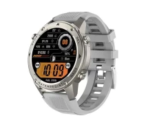 Придбати - смарт-годинник  Чоловічий розумний смарт годинник DM56 з AMOLED дисплеєм та спортивними режимами та компасом Смарт годинники для спорту Сірий
