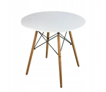 Придбати - обідній стіл  Стіл обідній JUMI Scandinavian Design White 80 см. 