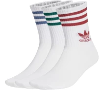 Придбати - чоловічу шкарпетку  Шкарпетки Adidas MID CUT CREW 3P білі (3 пари) JI9471 Розмір 37-39 (JI9471_37-39)