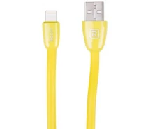 Придбати - кабель та перехідник  Кабель для зарядки USB Recci RCL-H100 Jelly USB-Lightning 1 м Yellow