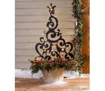Придбати - садову фігуру  Різдвяна прикраса для саду і двору NC Home Christmas Tree чорна
