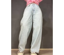 Придбати - жіночі джинси  Джинси жіночі I8 SKATER jeans широкі банани з високою посадкою світло-блакитні, світло-блакитний, 26, 26, 75 см, 102 см (52452)