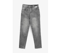 Придбати - жіночі джинси  Джинси однотонні Mom Fit жіночі 6453 26 Сірий