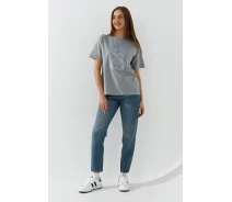 Придбати - жіночі джинси  Джинси Mom Fit жіночі Zeo Basic 4086 40 Синій