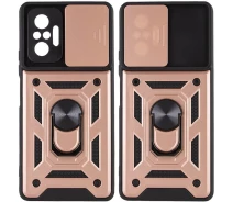 Придбати -  Ударостійкий чохол Camshield Serge Ring for Magnet для Xiaomi Redmi Note 10 Pro Max (Rose Gold) (100082265)