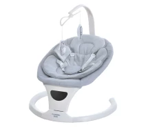 Придбати - крісла-гойдалку, шезлонг  Заколисуючий центр El Camino ME 1175 SOUL Light Gray з музикою, таймером і дистанційним керуванням