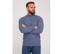 Придбати - чоловічу водолазку та гольф  Водолазка Trend Collection 7255 Синій M (50656)
