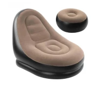 Придбати - надувне крісло  Надувне крісло з пуфом-підставкою для ніг AIR SOFA (НФ-00008783MATR)