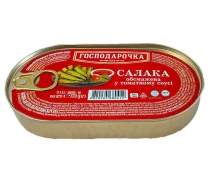 Придбати - рыбную консерву  Салака ГОСПОДАРОЧКА 170г обсмажена у томатному соусі з/б HANSA ЛВК