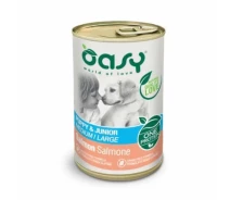 Придбати - корм для собаки  Консерви для собак OASY One Protein Formula Puppy & Junior Medium/Large з лососем 400 г (8053017344508) (783248-01)
