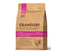 Придбати - корм для собаки  Сухий корм Grandorf Turkey Adult Medium Maxi Breeds для собак середніх та великих порід з індичкою 10 кг (94210)