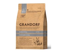 Придбати - корм для собаки  Сухий корм Grandorf Rabbit and Turkey Adult Medium (94503)