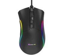 Придбати - мишку для ноутбука  Ігрова комп'ютерна оптична провідна миша XTRIKE ME GM-226 з різнобарвним підсвічуванням Чорна (14098)