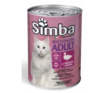 Придбати - корм для кота  Консерви для кішок Simba Cat Wet цесарка з качкою 415 г (8009470009515)