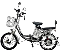 Придбати - електровелосипед  Електровелосипед Minako PRO 60V 21Ah (600w) + PASS-система Сріблястий